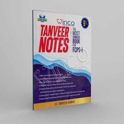Tanveer Notes For FCPS Part 1 9th Edition - Winco Medical Book