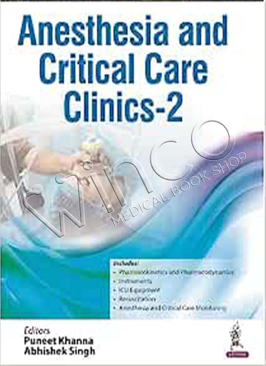 Anesthesia and Critical Care Clinics 2 Winco Medical Book Store